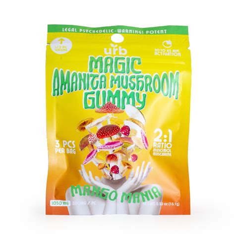 Urb magic amanita mushroom gummy